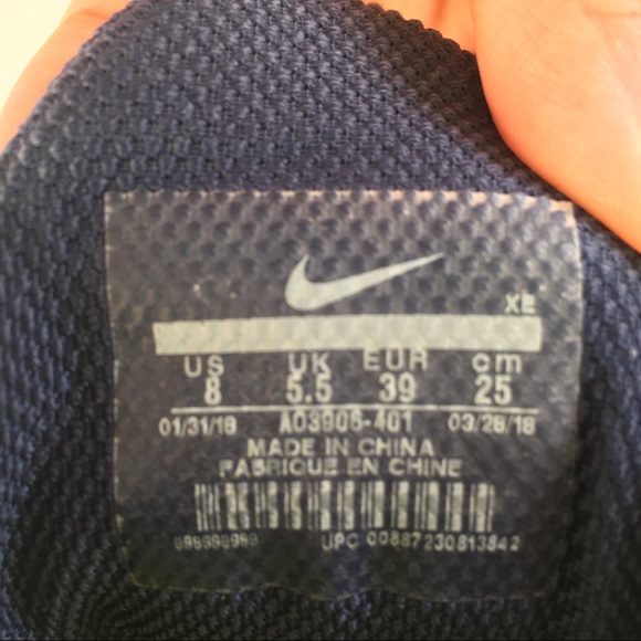 Nike Women's Air Zoom Pegasus 35 Midnight Navy, Size 8 - Picture 3 of 12